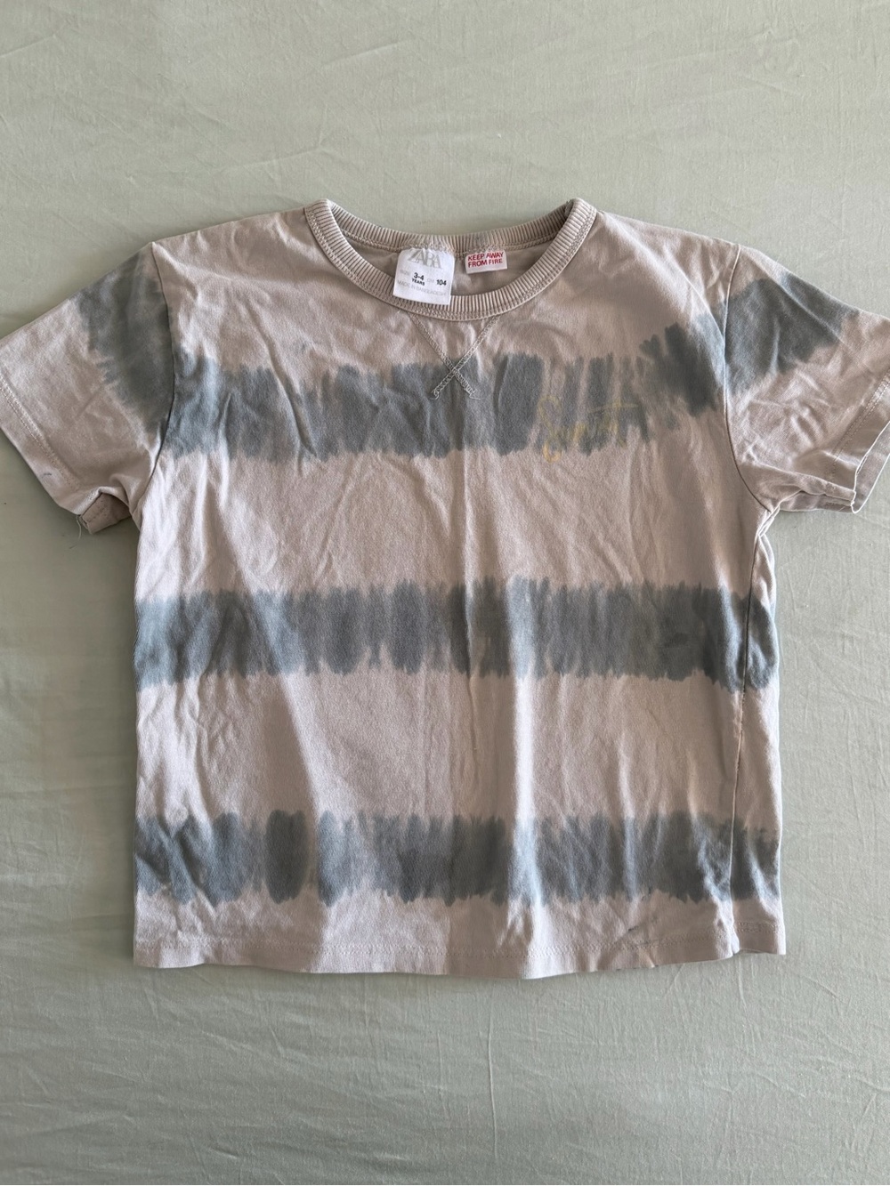 Zara boy Tie-Dye Stripe Tee
